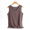 thumbnail image 2 of JDQJBZ Womens Sleeveless Sweater Vest Thermal Solid Color V Neck Warm Layering Undershirt Top, 2 of 4