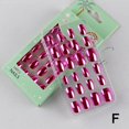 thumbnail image 1 of Kids Childrens Girl Fake Stick Press Nails False On Cover P6M8, 1 of 9