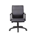 thumbnail image 4 of Boss Office Products Mid Back Executive Office Chair in Leather Plus in Black, 4 of 7