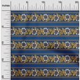thumbnail image 1 of oneOone Viscose Chiffon Fabric Leaves & Floral Block Printed Fabric 1 Yard 42 Inch Wide, 1 of 4