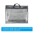 thumbnail image 3 of Unique Bargains Handbag Dust Bags, XL Size PVC Dustproof Transparent Purse Protector, Gray, 3 of 5