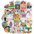 thumbnail image 1 of JHIJHOO Hippie Sticker Pack Of Hippy Stickers For Laptops Hydro Flasks Water Bottles Luggage, 1 of 4