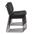 thumbnail image 3 of Zeng Stack Chair (4 pack)- Black, 3 of 4