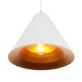 thumbnail image 2 of CWI Lighting Suspension à 1 Lumière avec Fini Blanc Mat et Or, 2 of 6