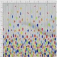 thumbnail image 2 of oneOone Cotton Cambric Fabric Chevron & Brush Stroke Panel Print Sewing Fabric BTY 56 Inch Wide, 2 of 3