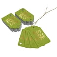 thumbnail image 3 of Inkdotpot Pack Of 100 Merry And Bright Christmas Favor Paper Tags Craft Real Gold Foil Hang Tags, 3 of 6