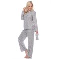 thumbnail image 2 of White Mark Pyjama Trois Pièces à Boutons pour Femme, 2 of 5