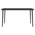 thumbnail image 2 of vidaXL 5 Piece Garden Dining Set Black, 2 of 5