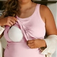 thumbnail image 2 of RKSTN Tank Tops for Women Ribbed Plus Size Built in Bras Tank Top Trendy Solid Color Sleeveless Crew Neck Base layer Casual Shirts, 2 of 10