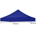 thumbnail image 3 of Toit de Remplacement pour Abri Extérieur Portable pour Gazebo Commercial Instantané – Rallonge à Cadre en Aluminium pour Camping, Terrasse et Usage en Plein Air, 3 of 6