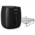 thumbnail image 2 of (Open Box) Philips HD9622/96 Viva Collection Air Fryer with Double Layer Rack (Black), 2 of 3
