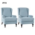 thumbnail image 3 of Ruiboury Lot de 2/lot Housse de Chaise Anti-Rides Confortable Vert Matcha, 3 of 6