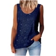 thumbnail image 1 of Plebaso Débardeurs à Paillettes à Col Ras du Cou pour Femmes, Hauts Sans Manches Scintillants, Débardeurs de Mode pour Fêtes, Tenue de Boîte de Nuit, 1 of 6
