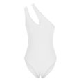 thumbnail image 4 of LSLJS Women's Sexy Pure Cotton Ribbed One Shoulder Hollowed Out Jumpsuit, 4 of 8