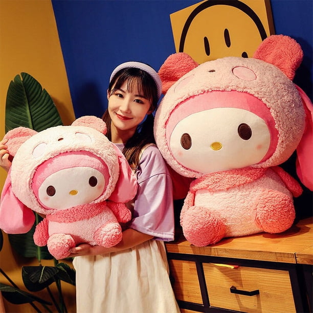 Oversized Sanrio Mymelody Transform Into A Panda Throw Pillow