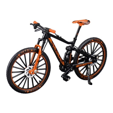 Esquirla 1:10 Bicycle Model Bike Toy Bicycle Model Decoration Ornaments Crafts Orange
