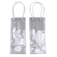 thumbnail image 1 of Lot de 20 Sacs Réfrigérants à Vin Sac à Glace PVC Transparent Sac Réfrigérant pour Bouteille de Vin Sac à Glace avec Poignée, 1 of 7
