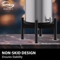 thumbnail image 4 of iSpring Wooden Stand for DGF2 Gravity-Fed Stainless Steel Countertop Water Filter System, Black Wood, 4 of 5