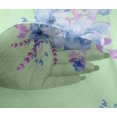 thumbnail image 4 of oneOone Viscose Chiffon Fabric Chevron|Watercolor Leaves & Peony Floral_Printed Craft Fabric BTY 42 Inch Wide, 4 of 4