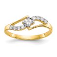 thumbnail image 1 of 10k Yellow Gold Cubic Zirconia Cz Ring, 1 of 10