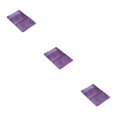 thumbnail image 4 of Youkk Polyester Chenille Bath Mat - Strong Water Absorption Exquisite Crafted Soft Texture No Shedding Light Purple 40cm*60cm 3Set, 4 of 6