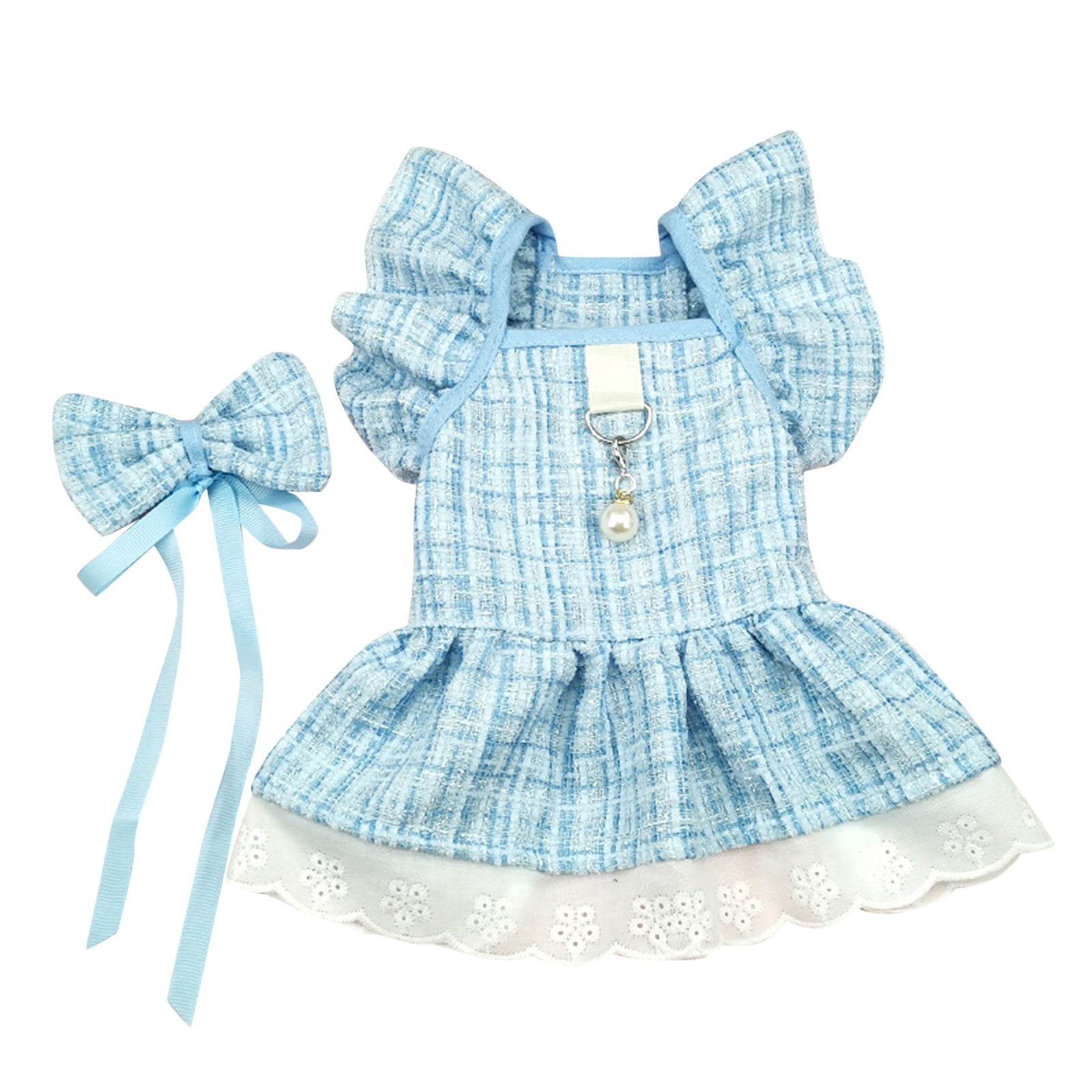 Small Fragrant Dog Clothes Spring Autumn Teddy Pet Clothing Skirt for ...