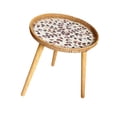 thumbnail image 1 of veasfak Table d'Appoint Table Basse Table d'Accent Rétro pour Salon Jardin Porche F, 1 of 9