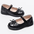 thumbnail image 3 of MIASHUI Ballerines Mary Jane pour Filles, Chaussures de Robe d'Uniforme Scolaire Confortables, Noir, 4-5 Ans, 3 of 6