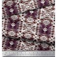 thumbnail image 2 of Soimoi Poly Georgette Fabric Check & Geometric Fabric Prints by Yard 42 Inch Wide, 2 of 5