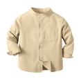 thumbnail image 1 of Birdeem Blouse à Col Montant pour Garçons, Manches Courtes, Imprimé Mignon, Printemps et Été, 1 of 8