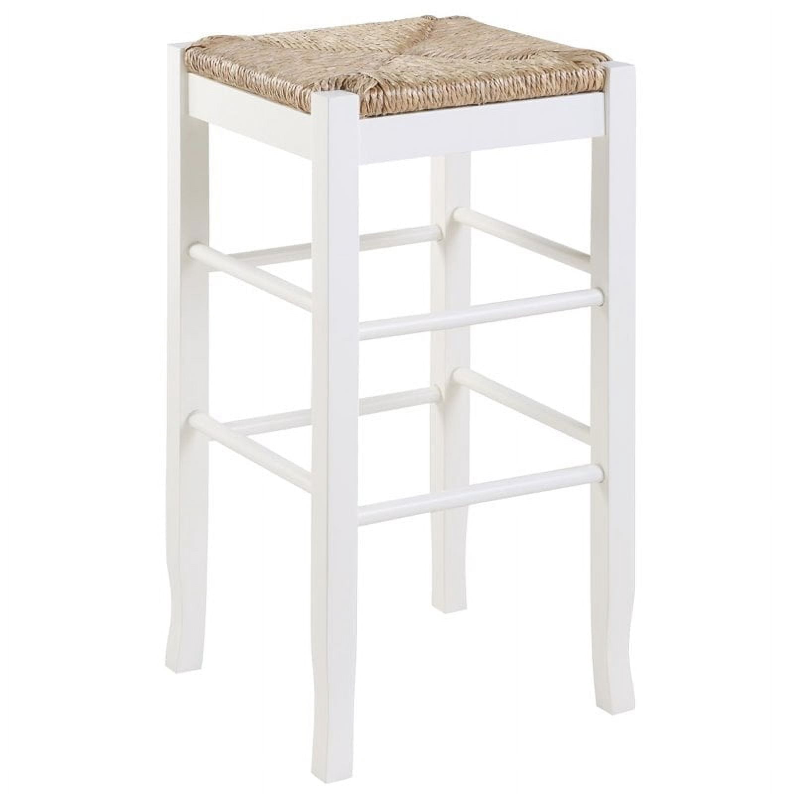 Boraam Tabouret de Bar Carré Rush en Crème