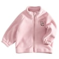 thumbnail image 1 of Girls Coats And Jackets Children'S Double Spring Spring Autumn Baby Pink Cute Fall Tops for Teen Girls ,5-6 Years, 1 of 3
