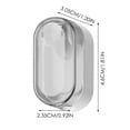 thumbnail image 3 of Wall Mounted Toothbrush Holder With Cup Organizer For Toothbrush Bathroom Storage Rack Without Drilling, 3 of 3