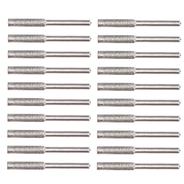 FLAMEEN Chain Saw Grinding Head, Chainsaw Sharpener Burr 20Pcs For Repair