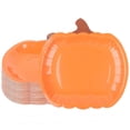 thumbnail image 2 of Pumpkin Dish Theme Party Decorations Disposable Paper Dinner Dish Pumpkin Decorations 9 Inches Paper Dinner Dish, 2 of 6