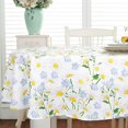 thumbnail image 2 of Modern Oval Tablecloth for Oval Table Waterproof Table Cloths for Dining Room Indoor Outdoor Home Decorative Table Cloth-60x84in, 2 of 5