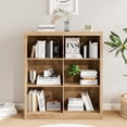 thumbnail image 4 of GloryStar 6-Cube Modern Bookcase, 53" High Storage Bookshelf with Anti-Tip Design, Freestanding Organizer for Any Room, 4 of 6