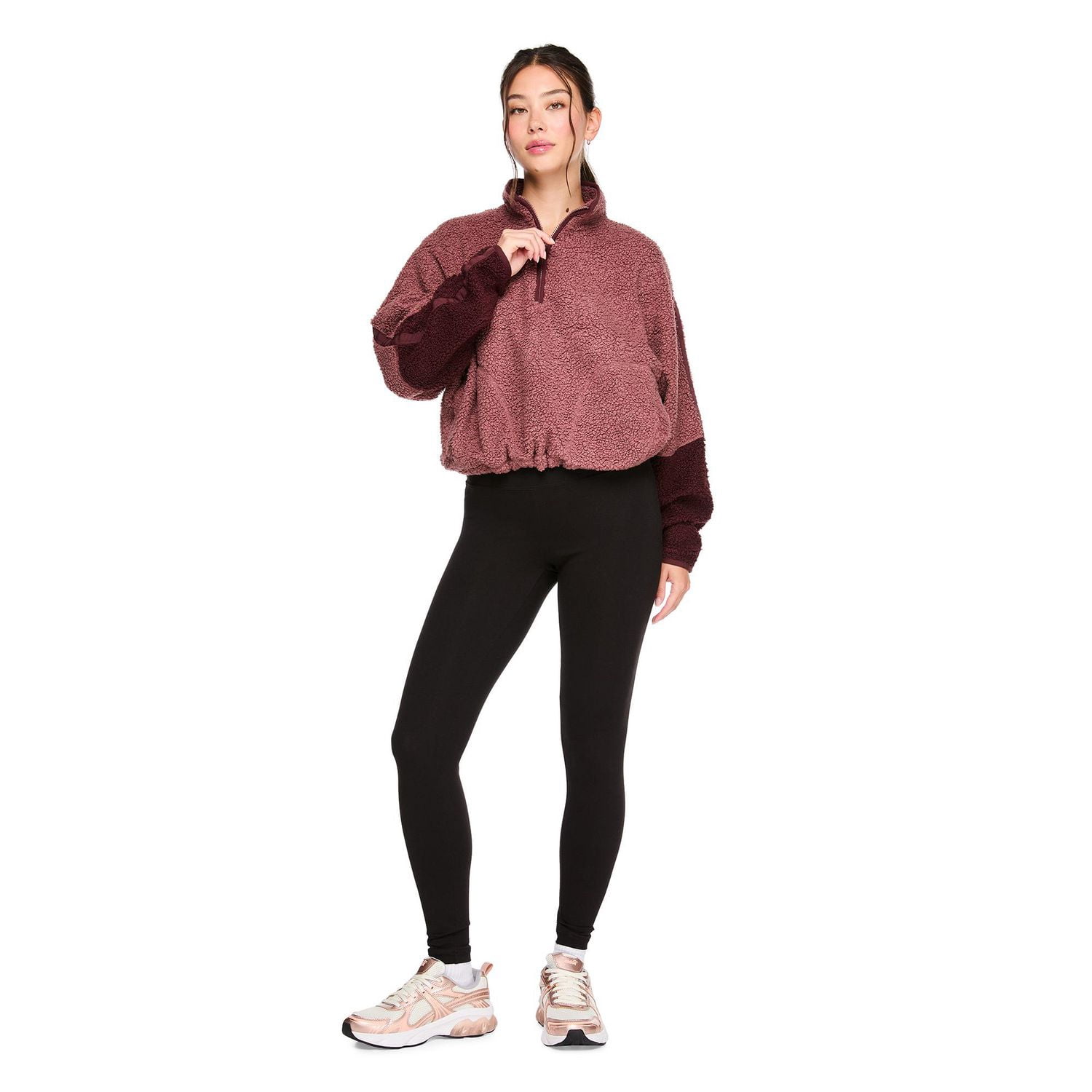 Athletic Works Women's Quarter Zip Pullover