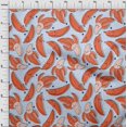 thumbnail image 4 of oneOone Polyester Spandex Red Fabric Asian Kawaii Craft Projects Decor Fabric Printed By The Yard 56 Inch Wide, 4 of 4