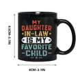 thumbnail image 2 of Amzcrzy Cups Vintage I Don'T Have Favorite Child Daughter Mug Mug Lettering Coffee Cups Coffee Mug, 2 of 5