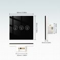 thumbnail image 3 of LCXmlly Hands free Control for Lights WiFi Graffiti Smart Switch, Voice App Control, Dimmable Lights, Real Sense Intelligence, EU Plug, 3 of 8