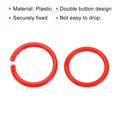 thumbnail image 4 of Unique Bargains Loose Leaf Rings Binder Ring, Red, 50 Pack, 4 of 6