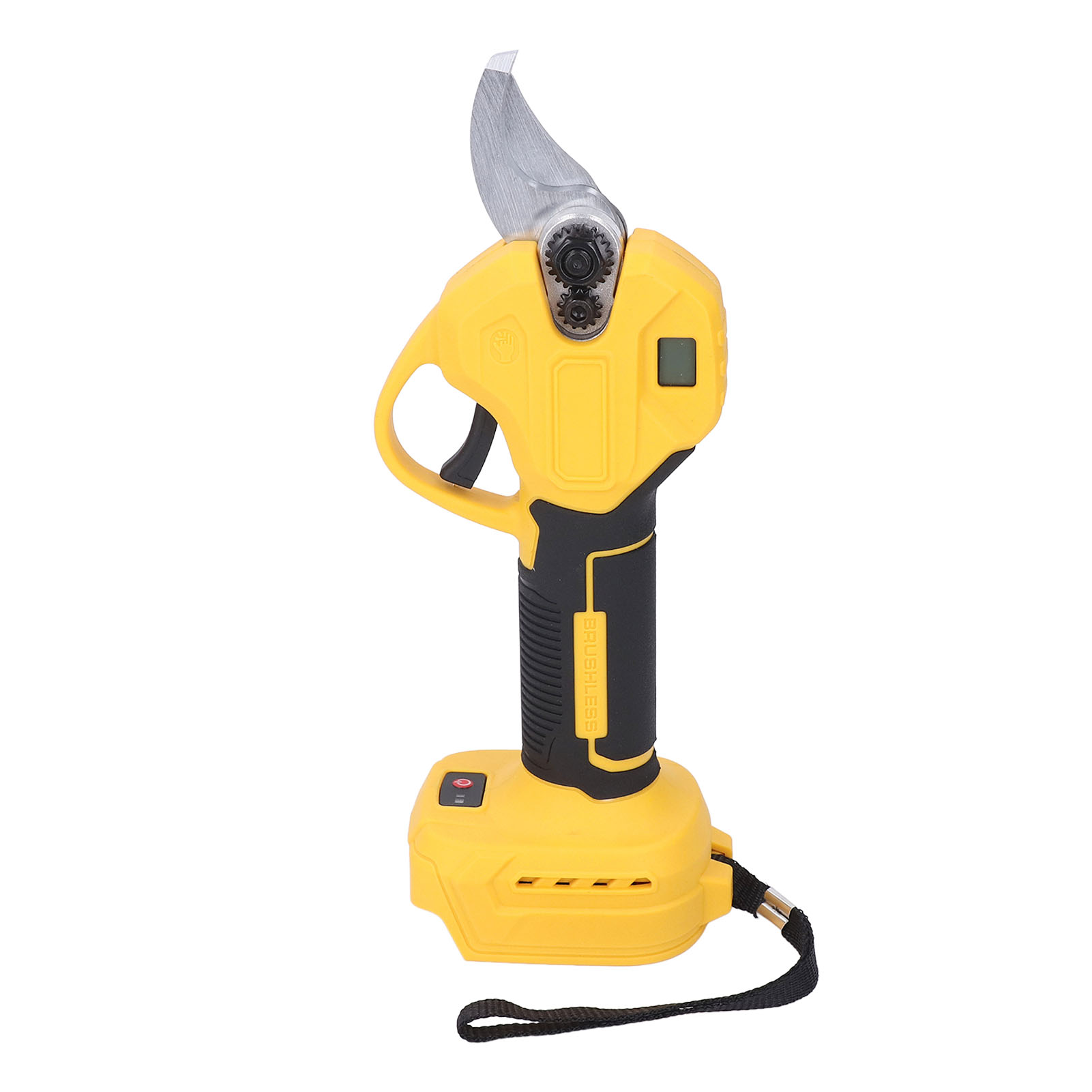 Electric Pruning Shears, Powerful LCD Display Electric Pruning Shears Quiet Ergonomic with Safety Switch for Gardening