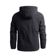 thumbnail image 3 of SHOPESSA Men's Lightweight Rain Jacket Waterproof Raincoat Windbreaker Hooded Active Outdoor Shell Jacket for Hiking Work, 3 of 4
