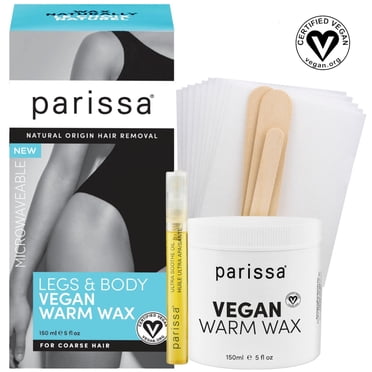 Parissa Warm Wax Kit for Hair Removal on Legs, Bikini, Underarms & Body | Ideal for Coarse & Stubborn Hair