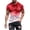 Red, variant on lcziwo Mens Shirt Big and Tall Short Sleeve 3D Print Graphic Tee Shirts Muscle Tops Casual Loose Crewneck Pullover Trendy Clothes 2024