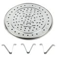 thumbnail image 3 of Stainless Steel Steamer Tray Rack Plate Steam Cooking 3 Stands Round Type 18-30, 3 of 4