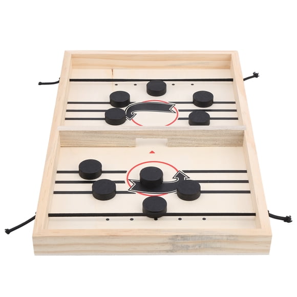 Wingspan Board Game, Smooth Surface Anti Scratch Solid Wood Frame Sling Puck Game 13.8 X 8.7 X 1in for Family for Kindergarten