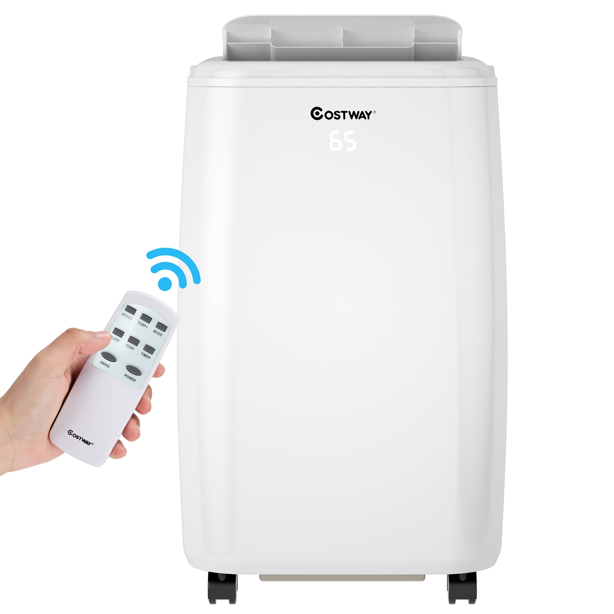 Costway Ashrae climatiseur portable 10 000 BTU avec télécommande
