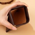 thumbnail image 4 of Portable Coin PouchAutomatic Closure Coin PurseFaux Leather OrganizerBagCash Pouch For Carrying Coin Convenient Jewelry Pouch, 4 of 9